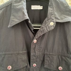 Used Paul Smith slim fit dress shirt in Black